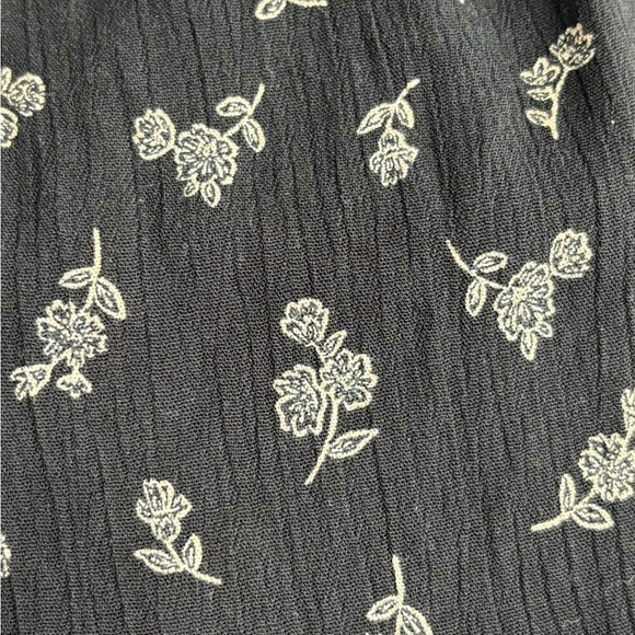 Altar’d State Black Puff Long Party Casual Sleeve Midi Square Neck Dress Small - Picture 11 of 14